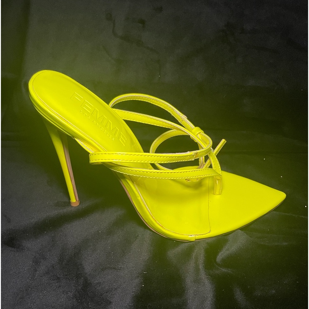 Neon Thong Sandals